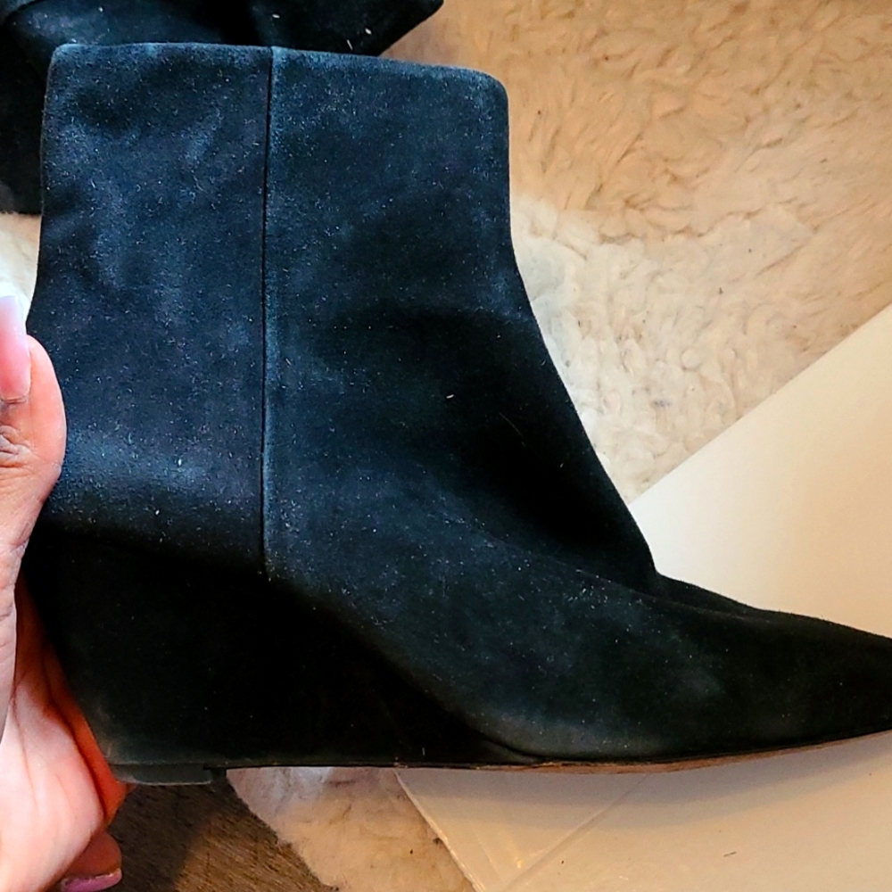 David Pliner Suede Booties